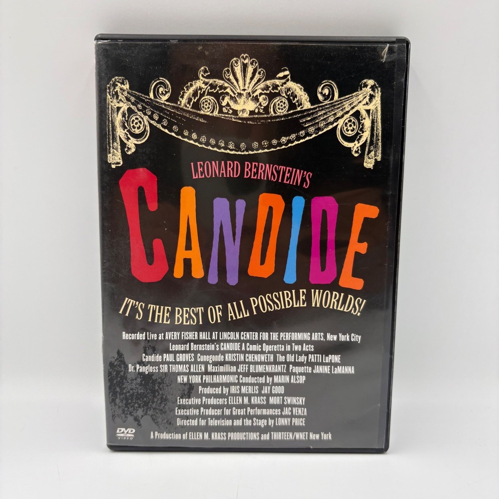 Leonard Bernstein Candide DVD Black Kristin Chenoweth 2004